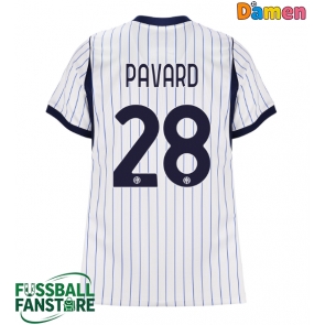 Inter Milan Benjamin Pavard #28 Replik Auswärtstrikot Damen 2026-27 Kurzarm